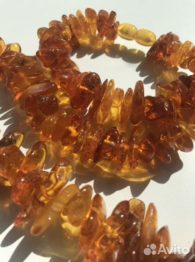 Бусы из янтаря