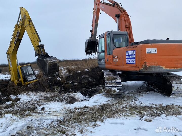 Аренда гусеничного экскаватора