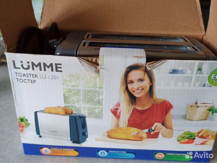 Тостер новый