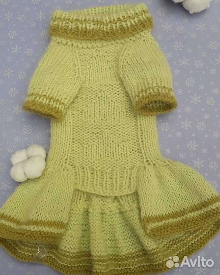 Вязанная одежда для мелких пород собак и кошек