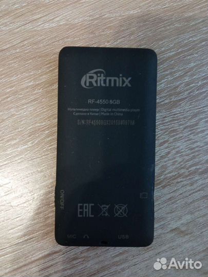 Mp3 плеер ritmix rf-4550 8gb