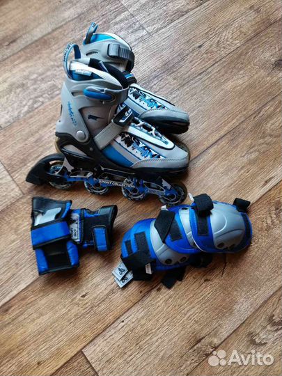 Роликовые коньки детские раздвижные