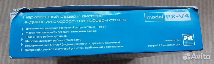 Парктроник/спидометр с проекцией Challenger PX-4V