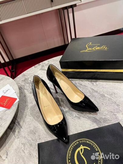 Туфли Christian Louboutin каблук 10 и 8.5