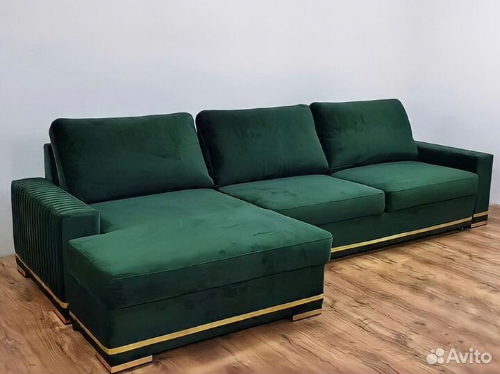 Большой угловой диван / диван кровать