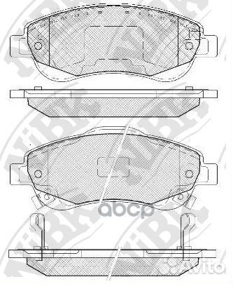 Колодки тормозные дисковые honda CR-V 2.0 2007