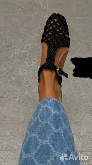 Балетки плетеные Zara