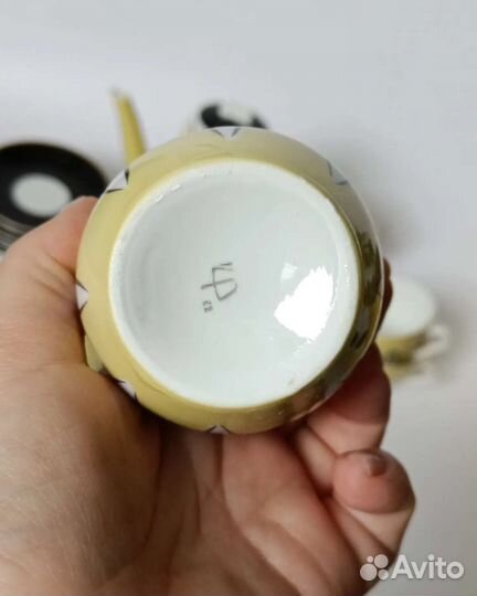 Сервиз кофейный, молочник шиповник лфз