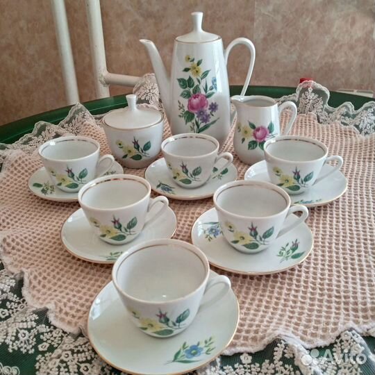 Кофейный сервиз гдр в отличном состоянии