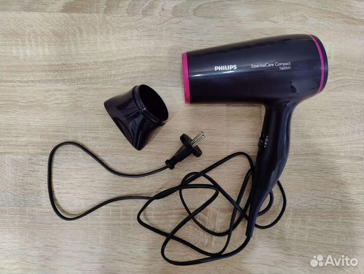 Фен Philips Essential Care compact 1600w
