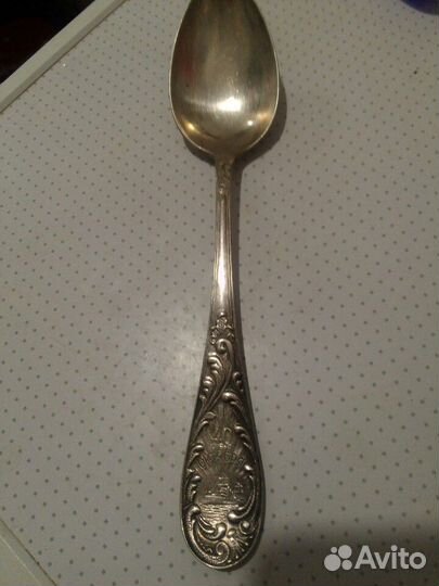 Ложка мельхиор 40 лет октября