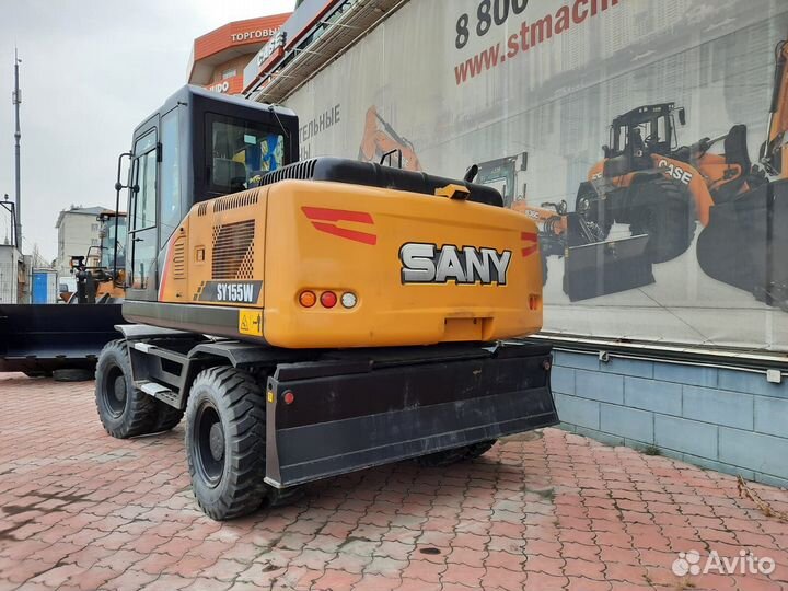 Колёсный экскаватор SANY SY155W, 2023