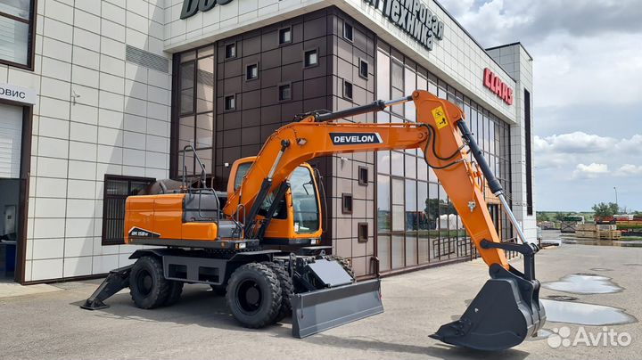 Колёсный экскаватор Develon DX150W-7B, 2024