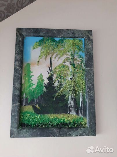 Панно из натурального камня