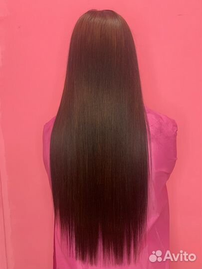 Кератиновое выпрямление волос