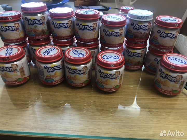 Детское питание мясное агуша