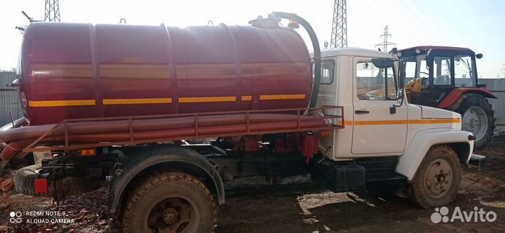 Ассенизатор Газ-3309 5,5 кубов