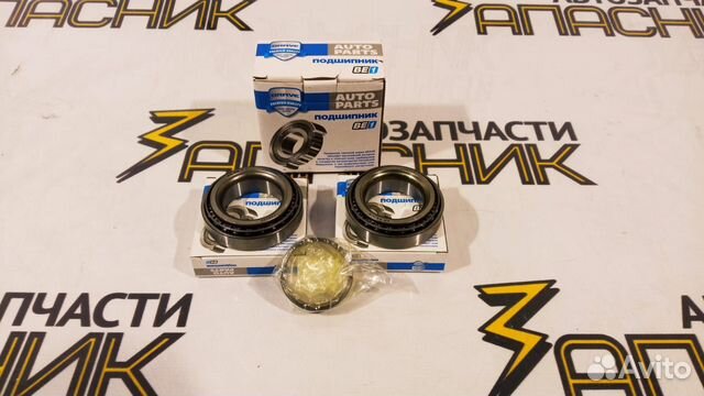 Подшипники передней ступицы внутр./наруж. Matiz
