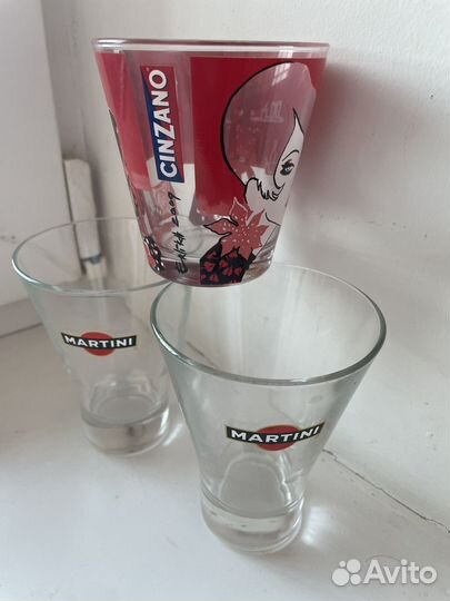 Бокалы Havana,Jameson,Martini,Я