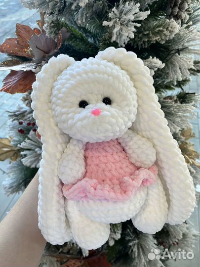 Мягкая игрушка зайчик