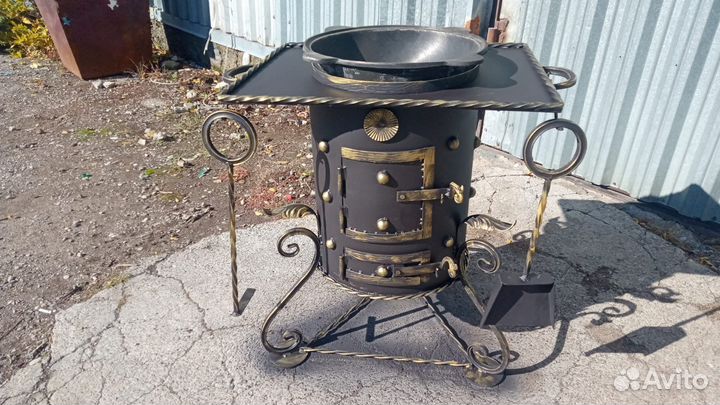 Печь под казан /сковороды