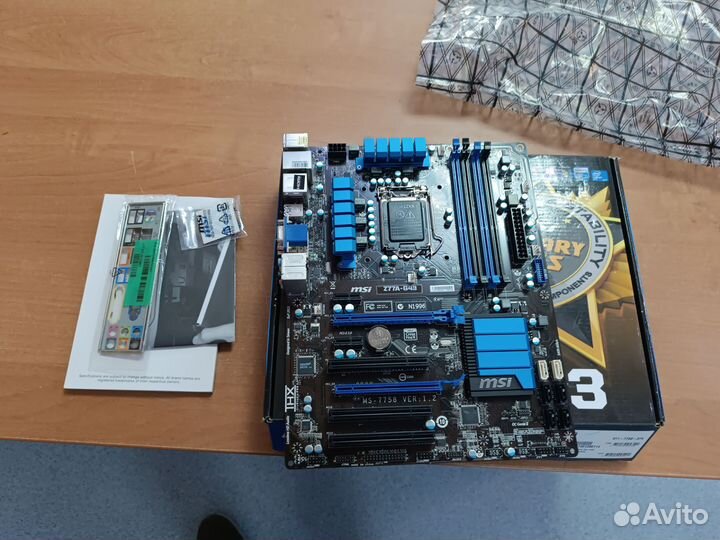 Материнская Плата Z77A-G43 сокет 1155