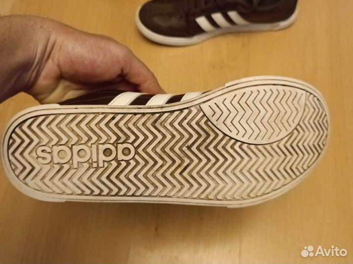 Adidas мужские кроссовки кожаные