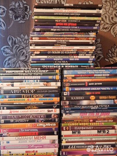 500 дисков dvd фильмы и сериалы