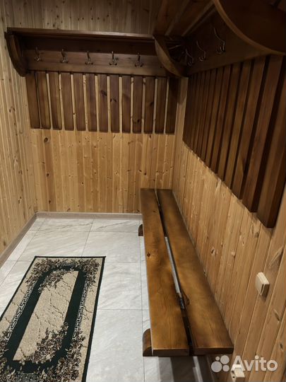 Баня на дровах с бассейном