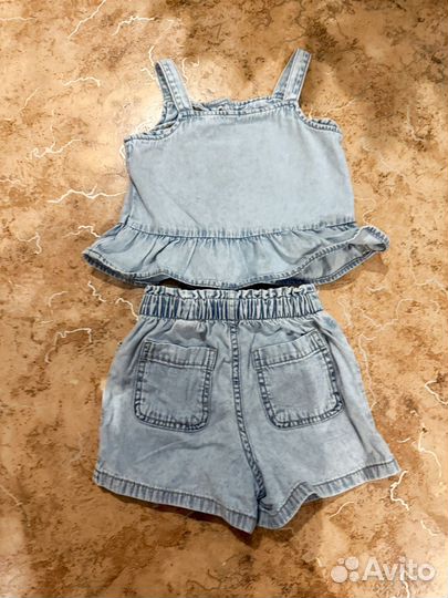 Джинсовый костюм для девояеки Zara 116