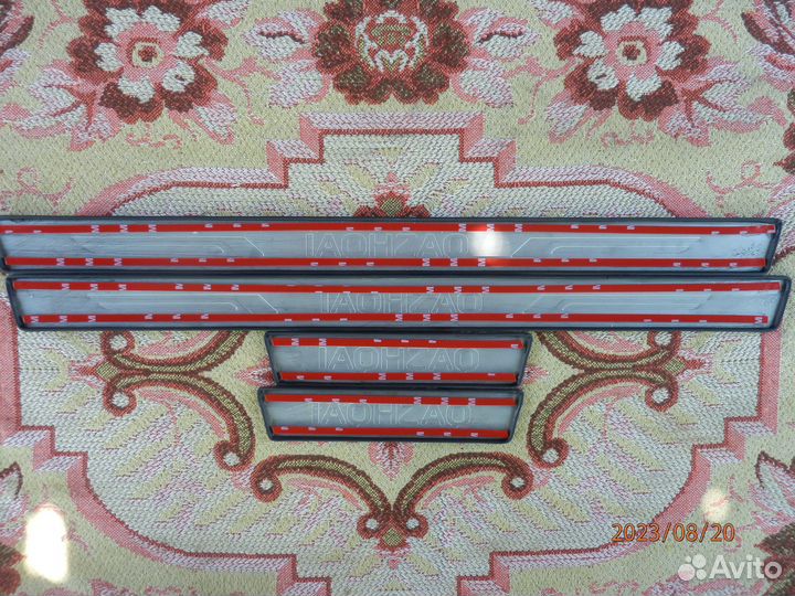 Декоративные накладки на пороги nissan qashqai j10