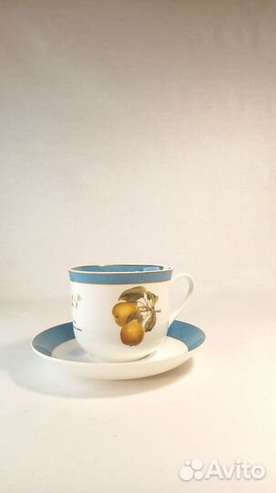 Чайная пара чашка с блюдцем фарфор Priority