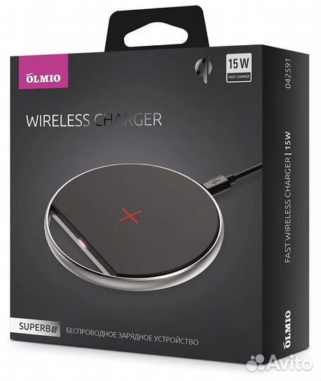 Зарядное устройство olmio superbs, 15W, Super Fast