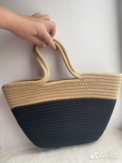 Сумка пляжная из жгута