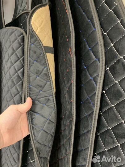 Чехлы накидки на сидения алькантара меховые велюр