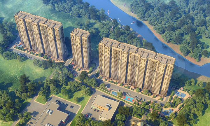 Квартира-студия, 33,5 м², 16/25 эт.