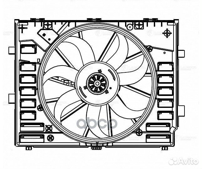 Вентилятор радиатора охлаждения VAG touareg II