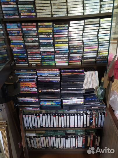 Аудио кассеты, видео, винил