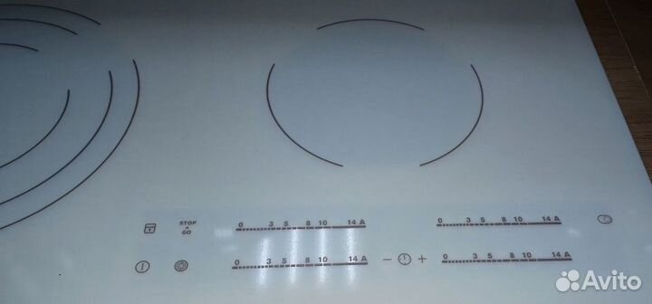Белая варочная панель Electrolux EHF 96547 SW
