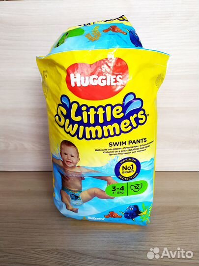 Трусики подгузники для плавания huggies Новые
