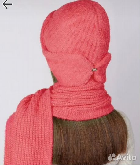 Комплект шапка и шарф