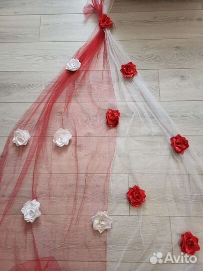 Свадебные украшения на машину