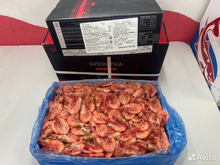 Креветки Северные 70 90 оптом