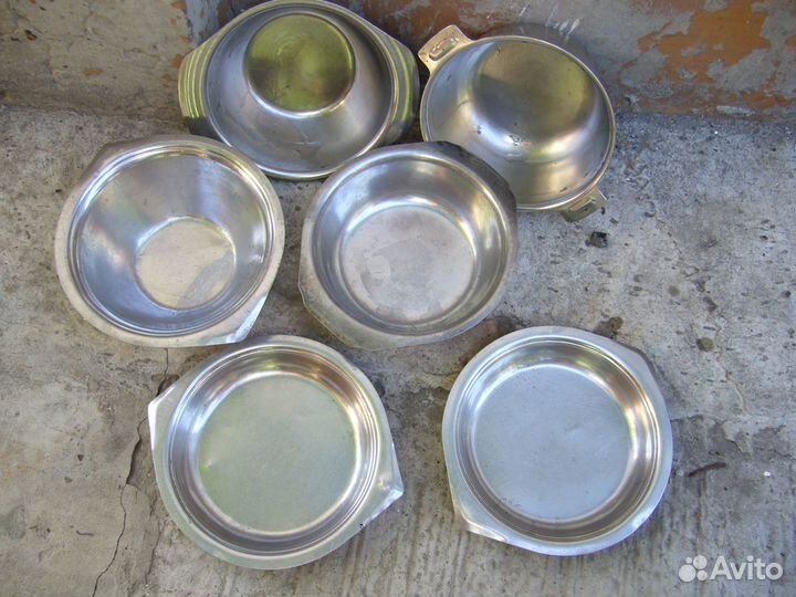 Тарелки ретро (нерж) и (алюм) СССР