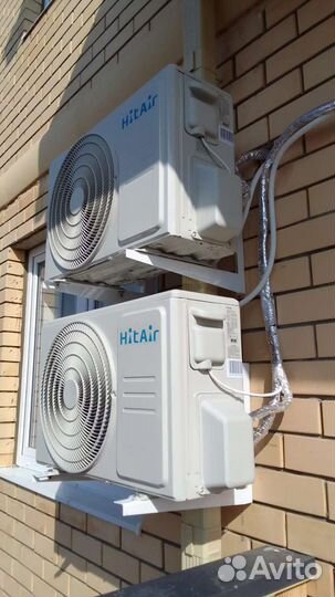 Установка мойка сплит систем чистка прокладка трас