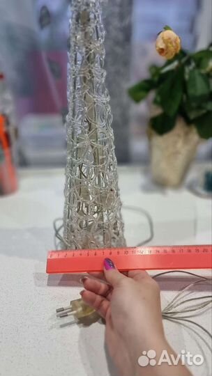 Ёлка СССР пластиковая светящаяся