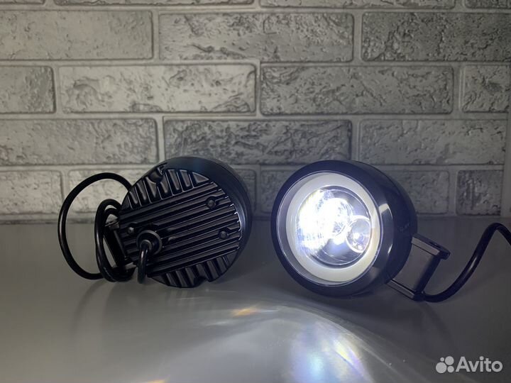 Универсальные усиленные LED противотуманные фары