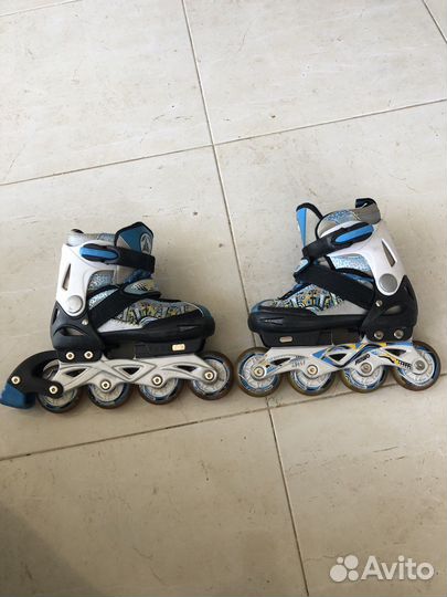 Коньки детские раздвижные р 31-34