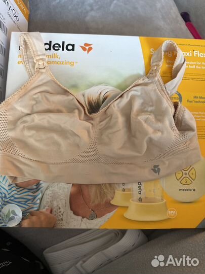 Молокоотсос электронный meleda и комплект к нему