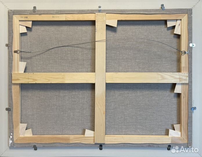 Картина маслом на холсте большая закатный пейзаж